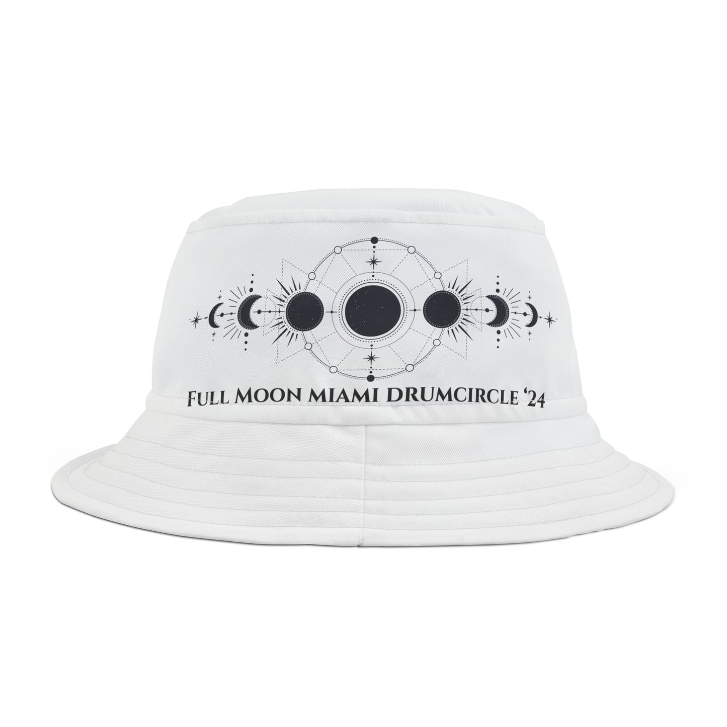 Full Moon Miami Drumcircle Bucket Hat (AOP)