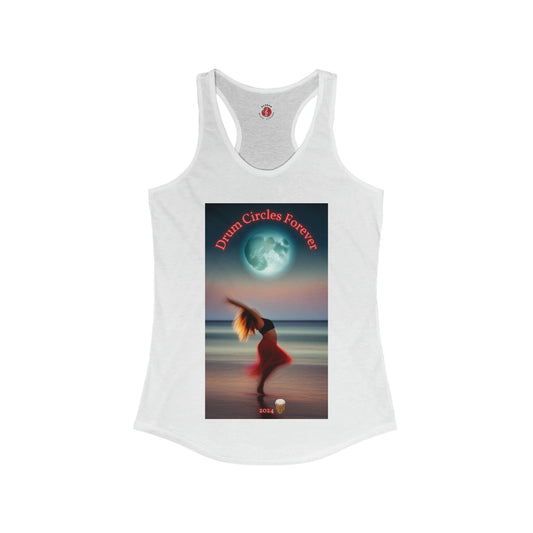 Drum Circles Forever Women's Ideal Racerback Tank